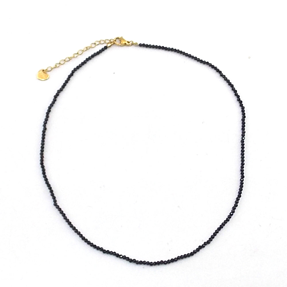 Colgante de piedra natural de Ónix de 2mm facetado