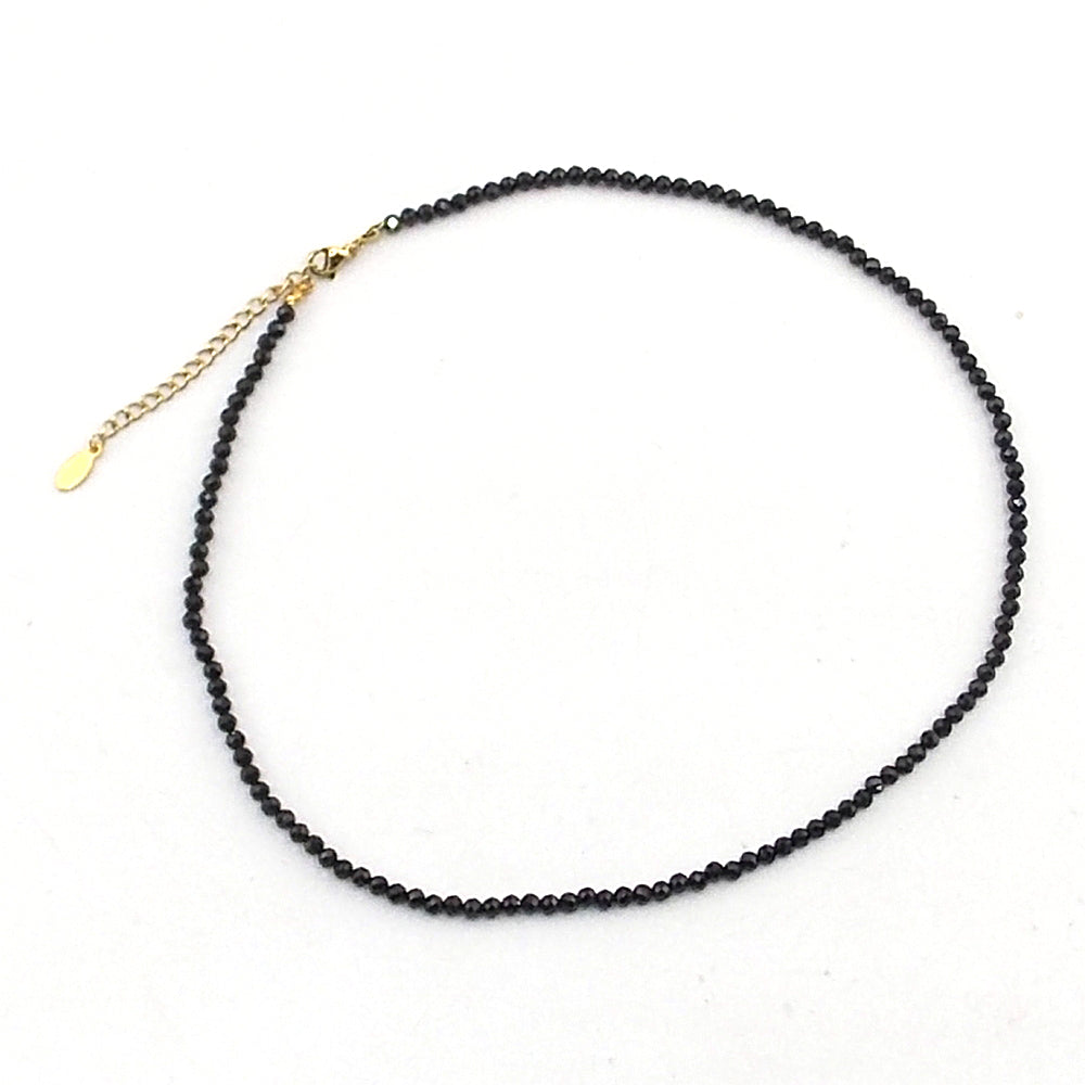 Colgante de piedra natural de Ónix de 3mm facetado