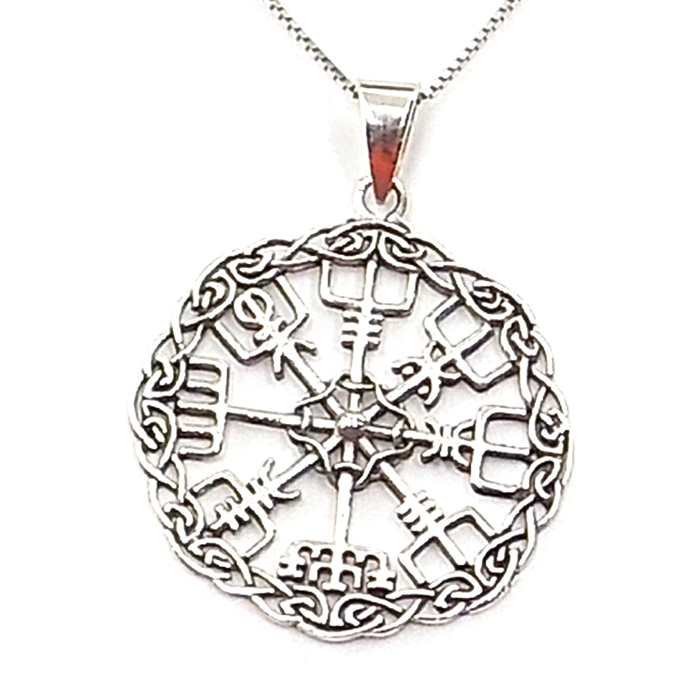 Colgante de plata de ley de Vesvigir de 30mm aprox. Con cadena de 45cm