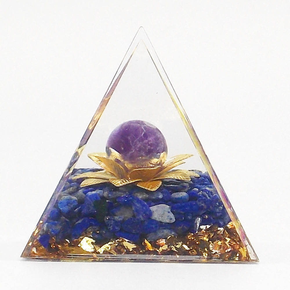 Piramide de orgonita de aprox. 5cm