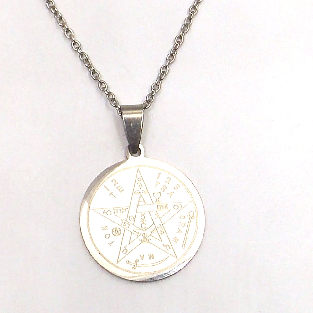 Colgante de Tetragramaton de 25mm de acero