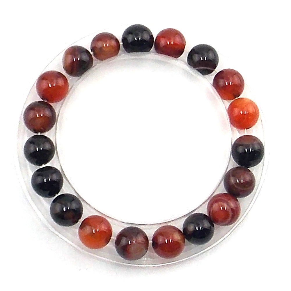 Pulsera de piedra natural de Agata 10mm