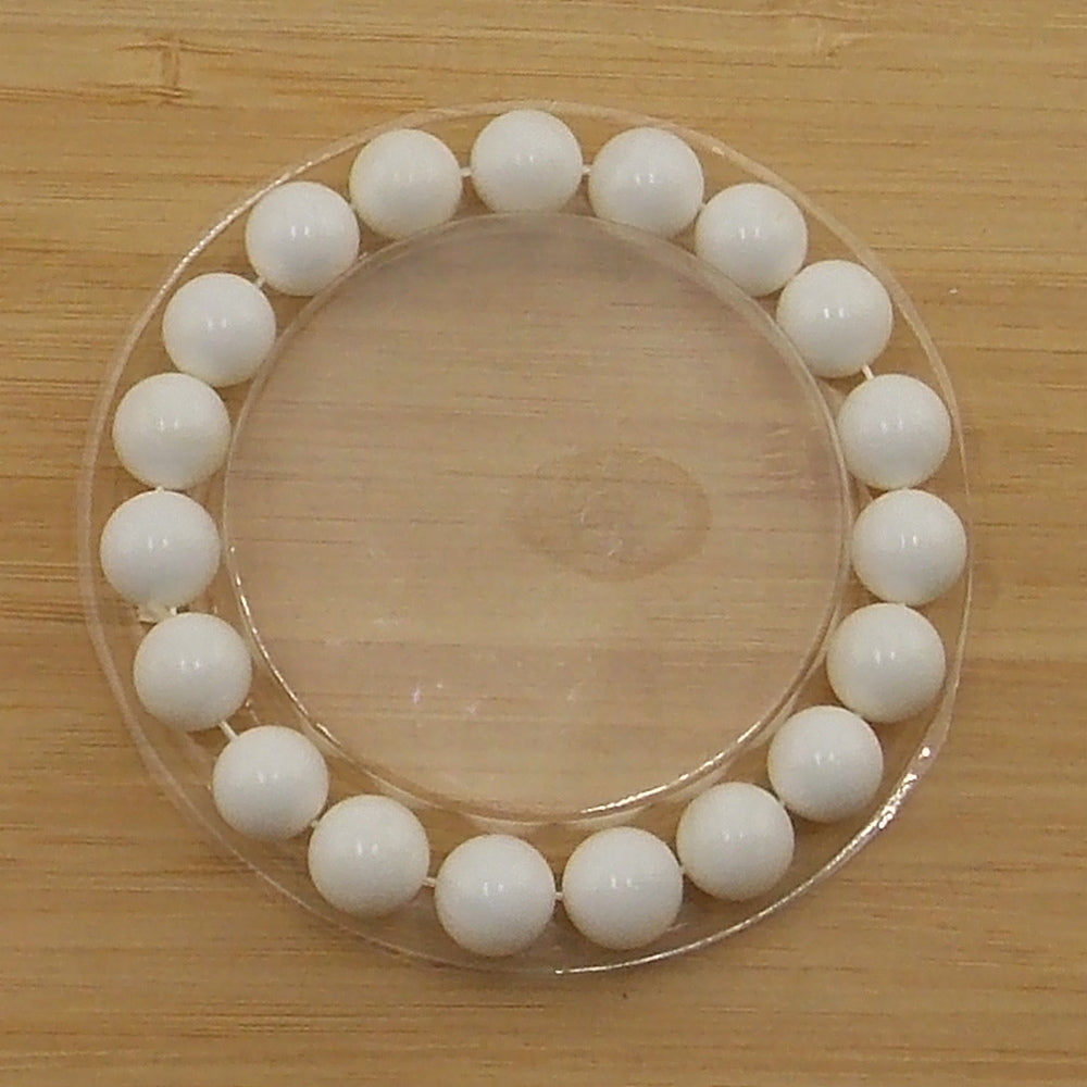 Pulsera de piedra natural de Tridacna de 10mm