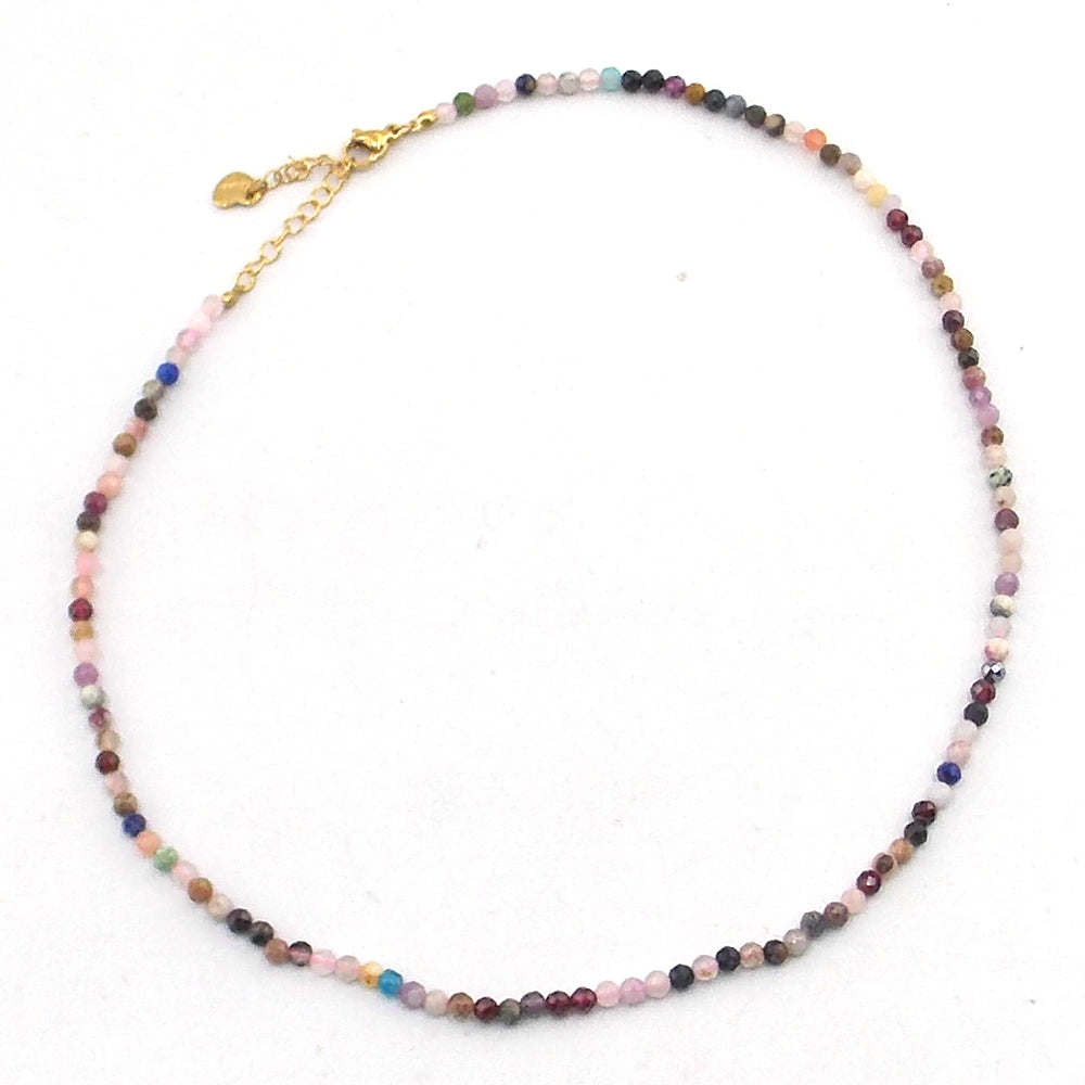 Colgante De Piedras Varias Mezcladas (Modelo 6) (facetado)