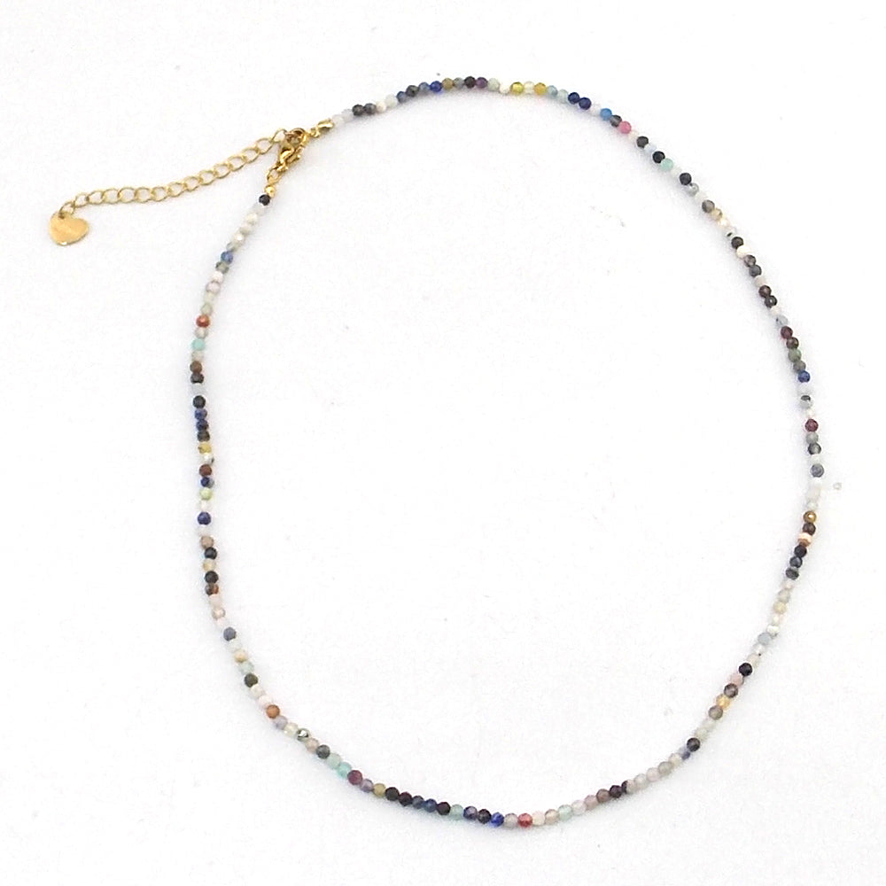 Colgante De Piedras Varias Mezcladas (Modelo 3) (facetado)