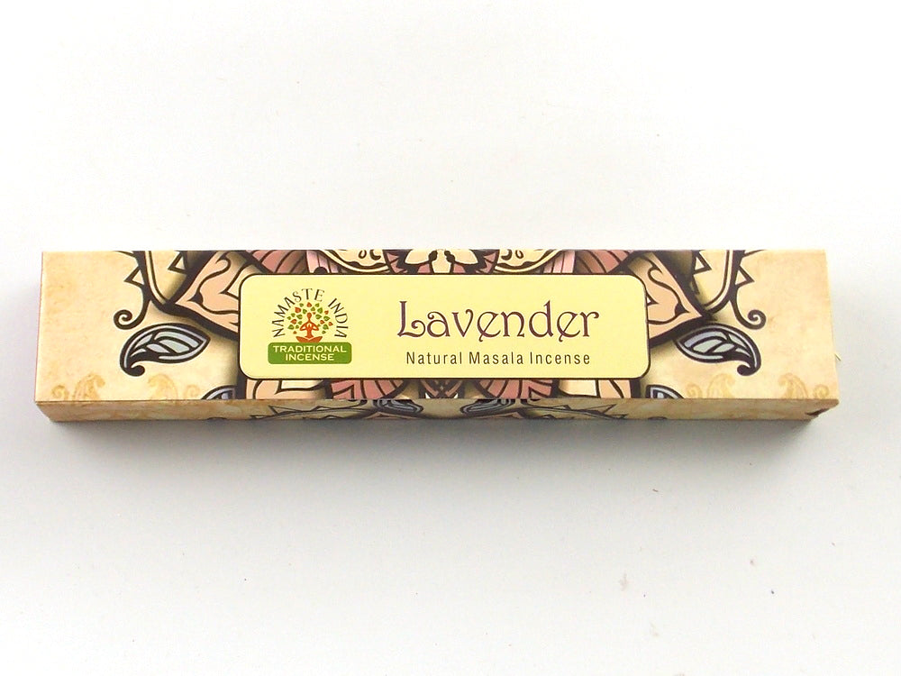 INCIENSO DE MARCA NAMASTE INDIA FRAGANCIA LAVANDA