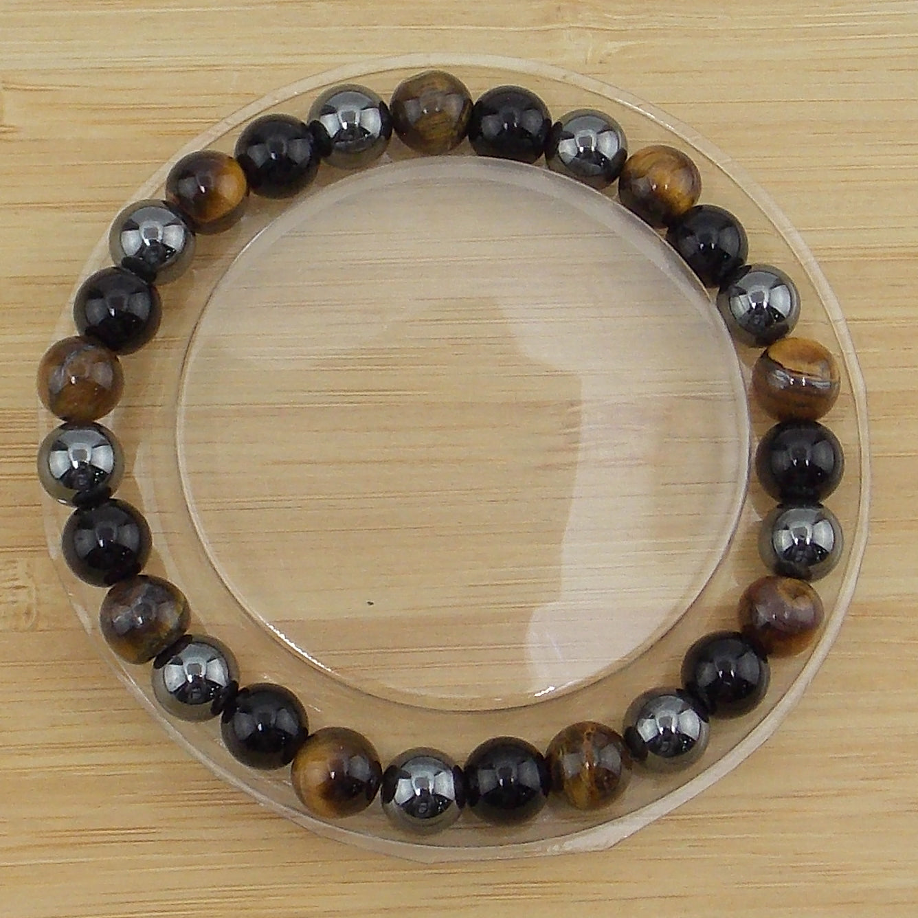 Pulsera de triple protección de 8mm
