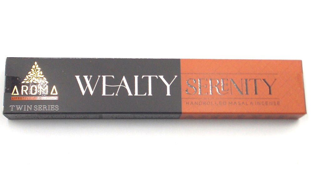 INCIENSO DE MARCA AROMA LIFESTYLE FRAGANCES FRAGANCIA WEALTY SERENITY