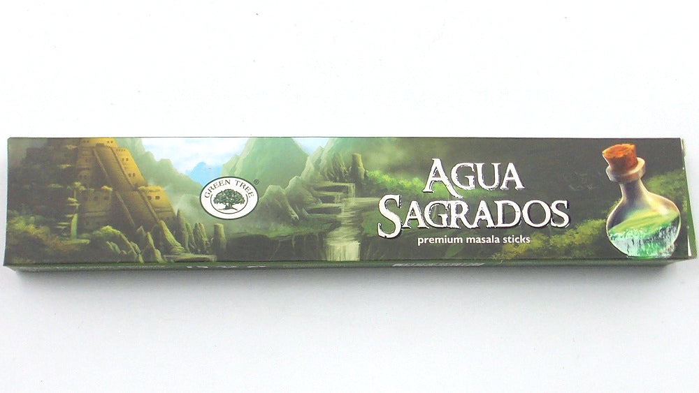 INCIENSO DE MARCA GREEN TREE GRAGANCIA AGUA SAGRADOS