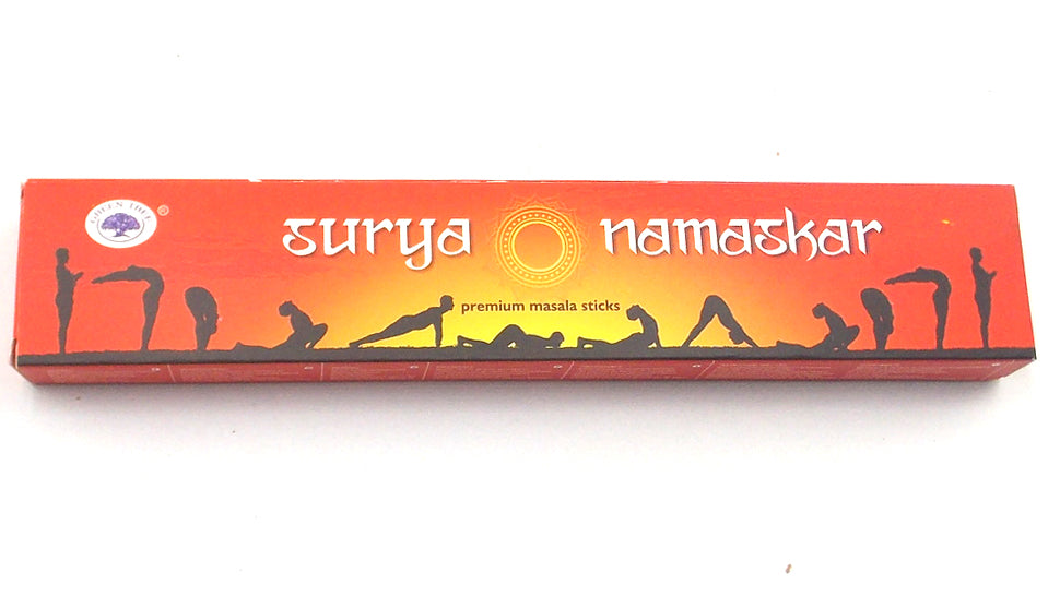 INCIENSO DE MARCA GREEN TREE FRAGANCIA SURYA NAMASKAR
