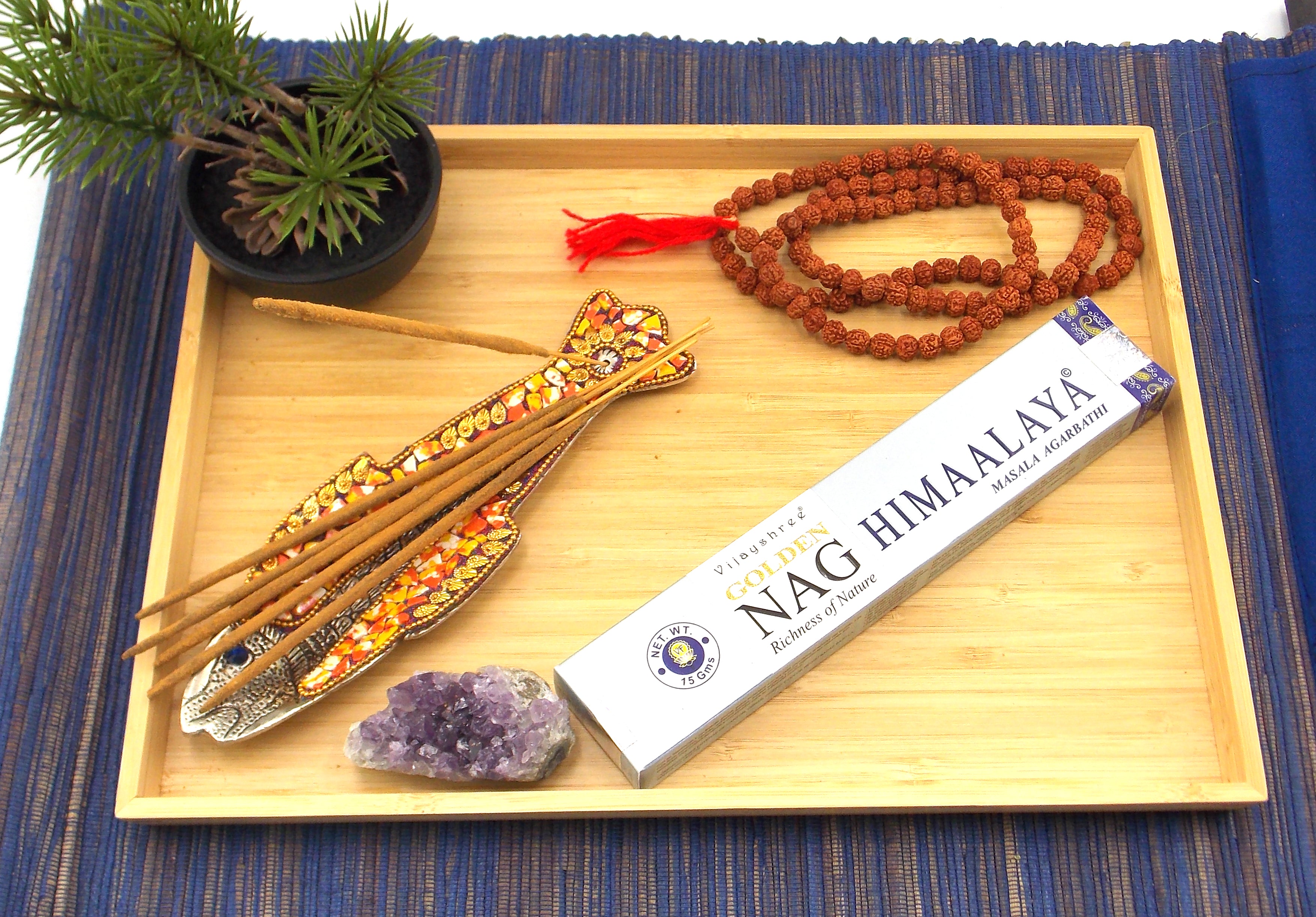 INCIENSO DE MARCA VIJAYSHREE FRAGANCIA NAG HIMAALAYA