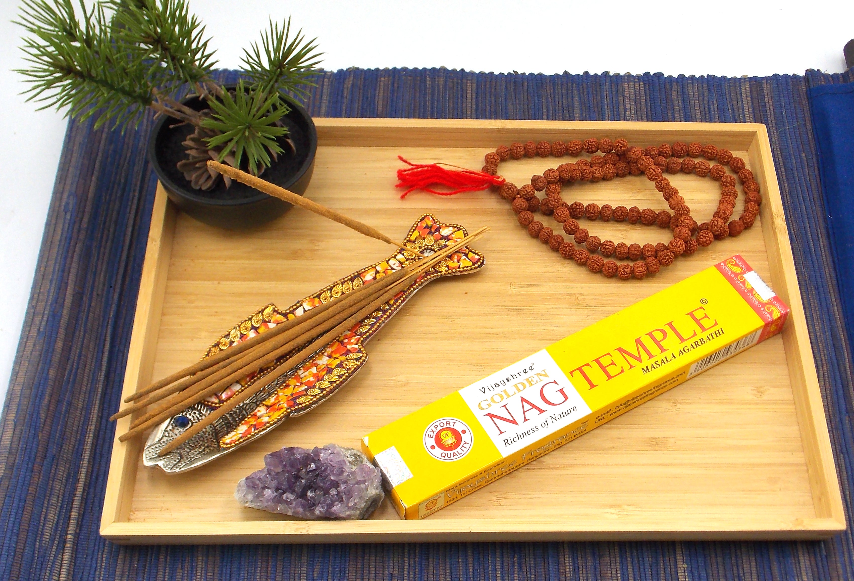 INCIENSO DE MARCA VIJAYSHREE FRAGANCIA NAG TEMPLE