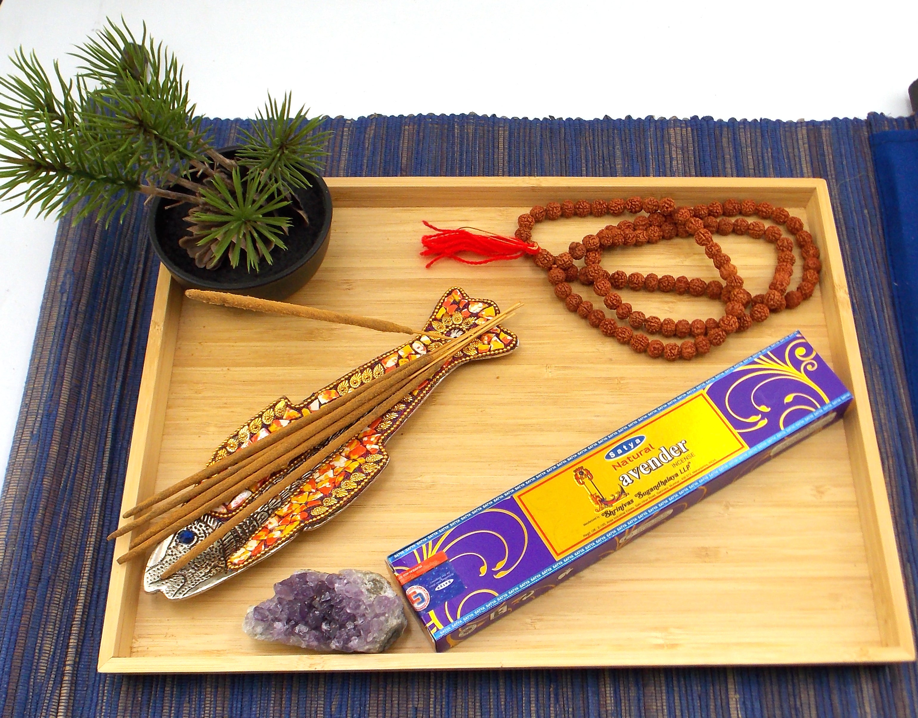 INCIENSO DE MARCA SATYA FRAGANCIA NATURAL LAVENDER
