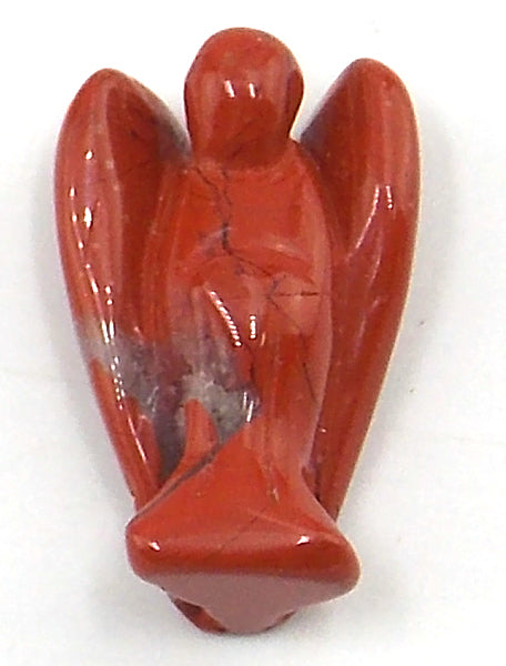 Figura ángel de Jaspe rojo de 35mm aprox.
