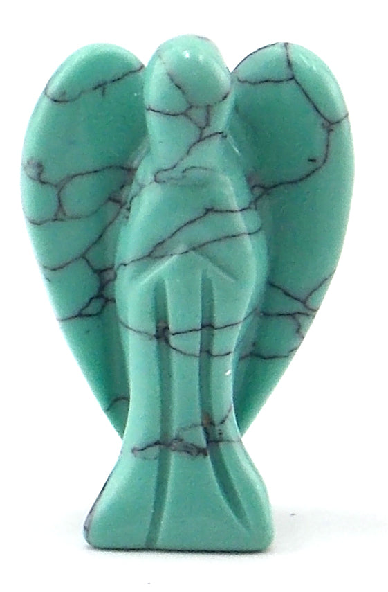 Figura de ángel de Turquesa de 35mm aprox.