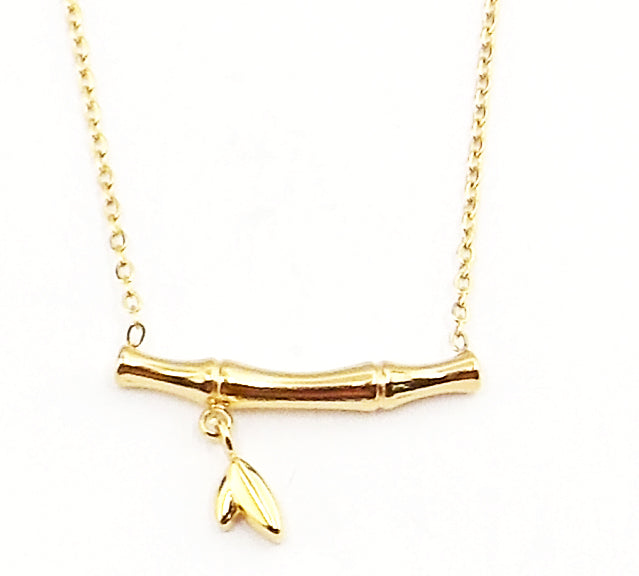 Colgante de acero en forma de rama (dorado)