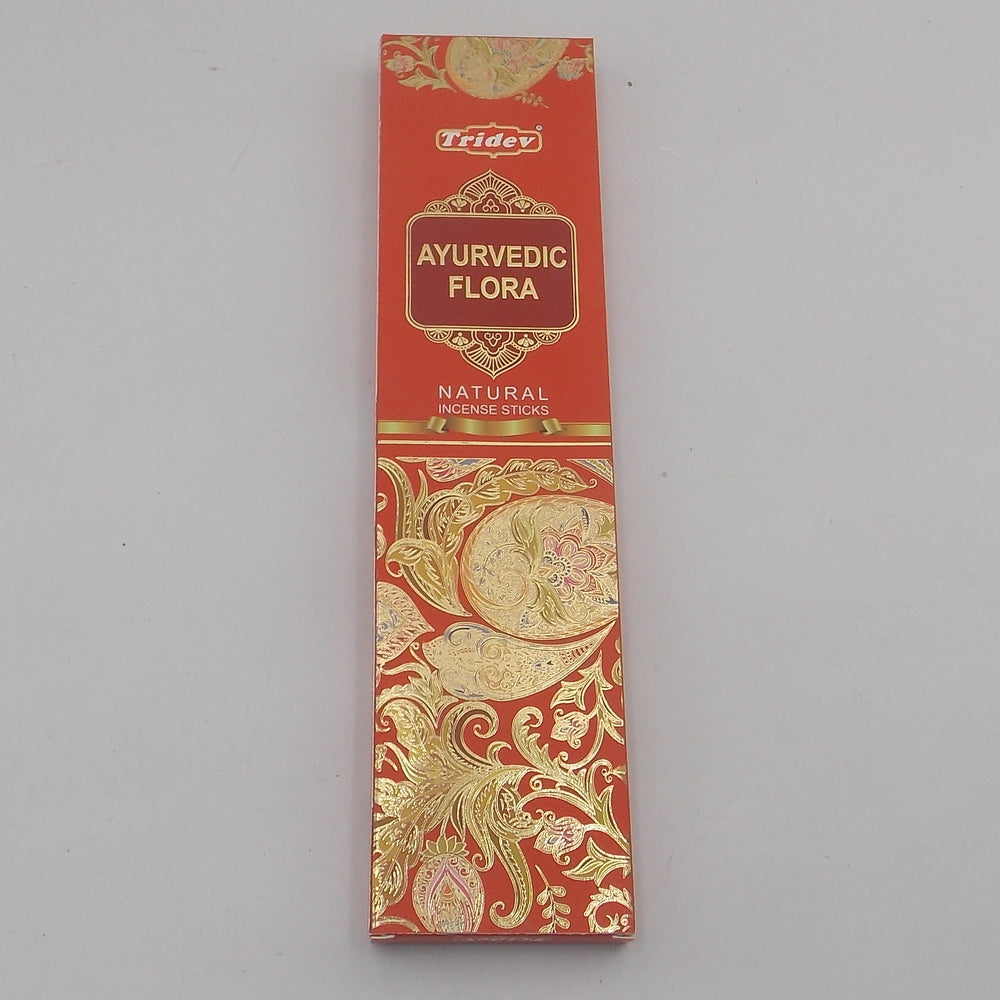 INCIENSO DE MARCA TRIDEV FRAGANCIA AYURVEDIC FLORA