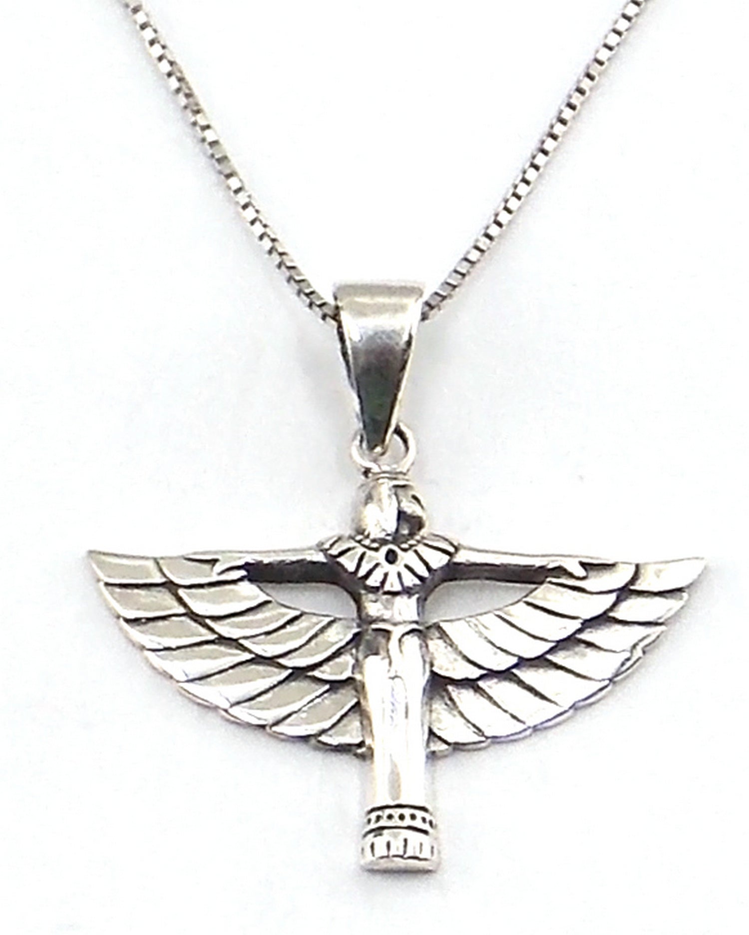 Colgante de plata de ley de Isis de 23x29mm aprox. con cadena de 45cm