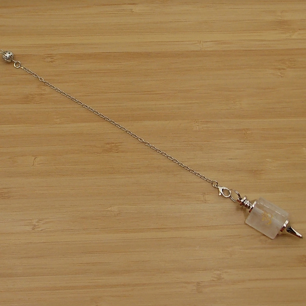 Péndulo de Cuarzo blanco