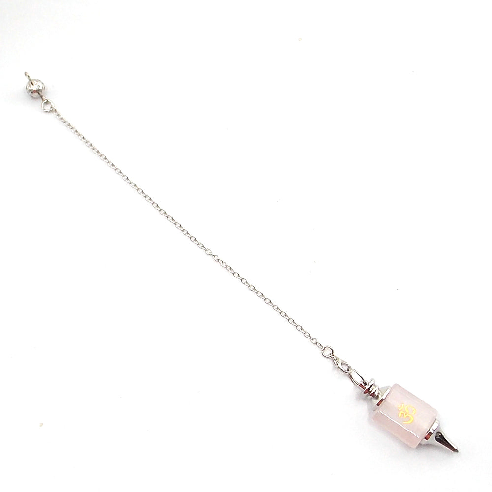 Péndulo de Cuarzo rosa
