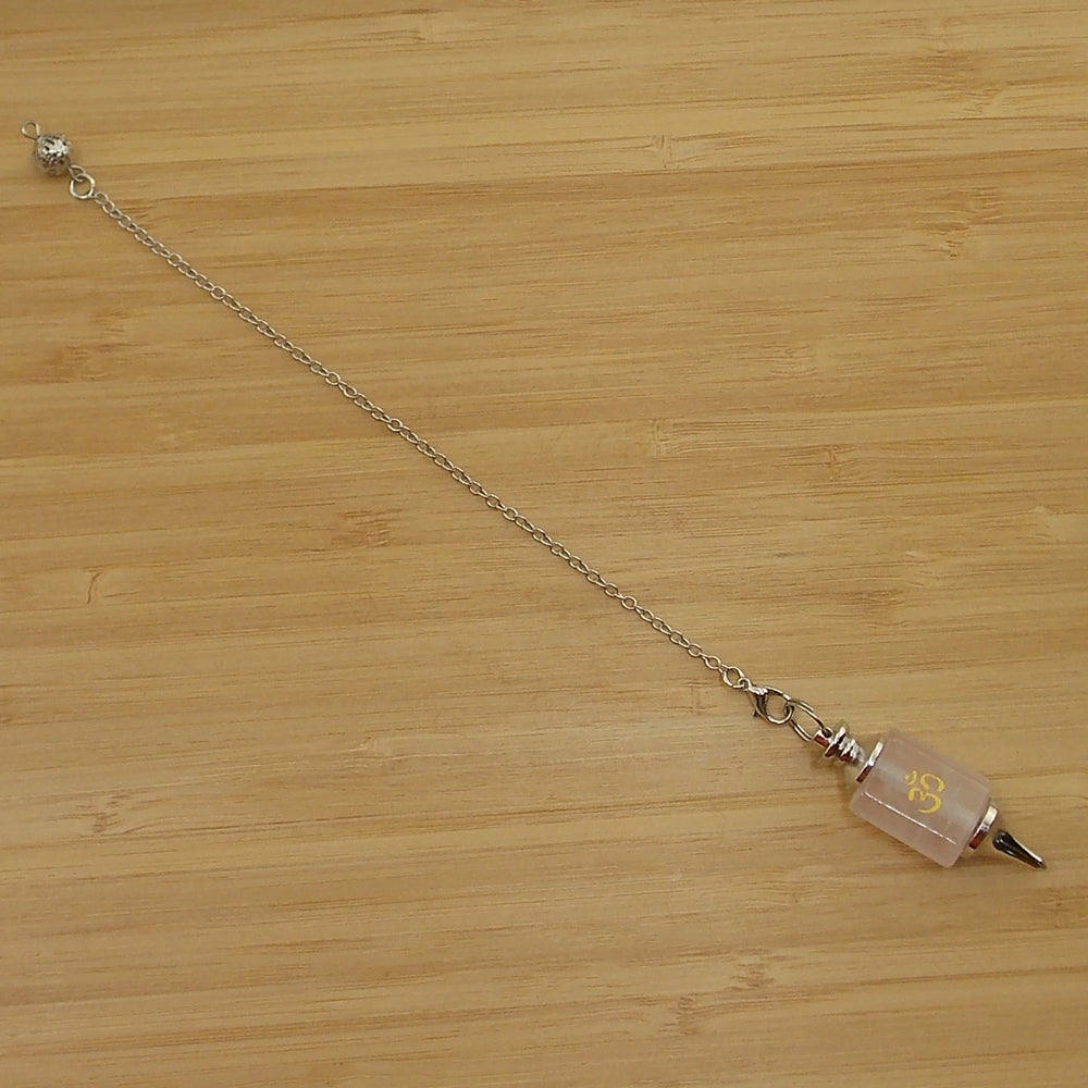 Péndulo de Cuarzo rosa