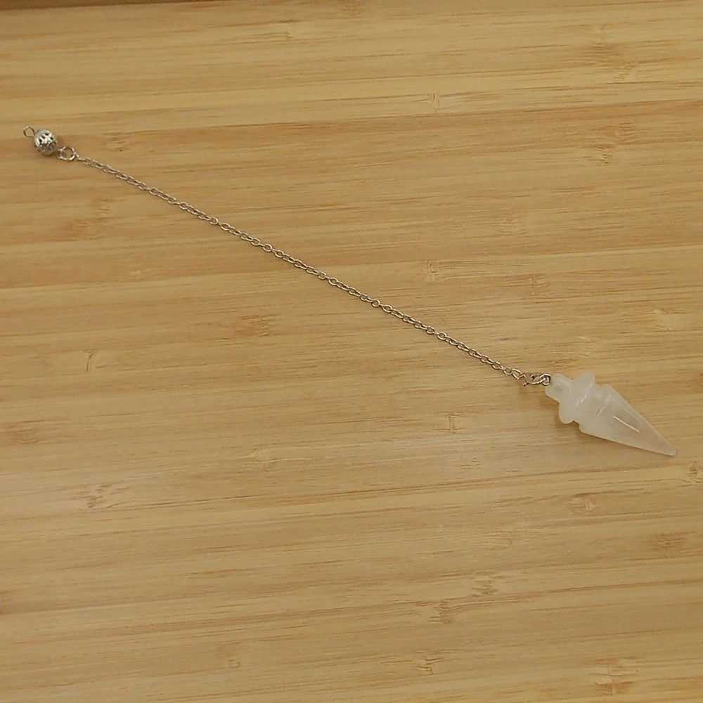 Péndulo de Cuarzo blanco