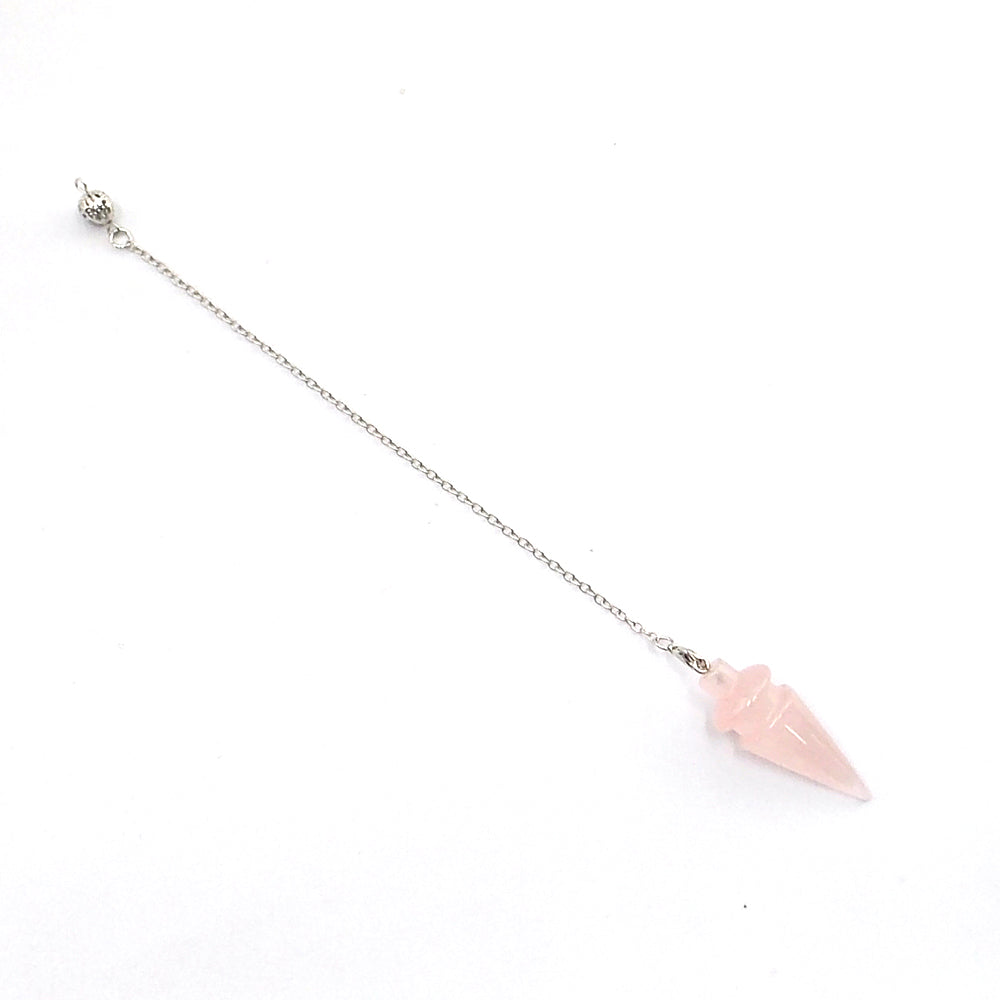 Péndulo de Cuarzo rosa