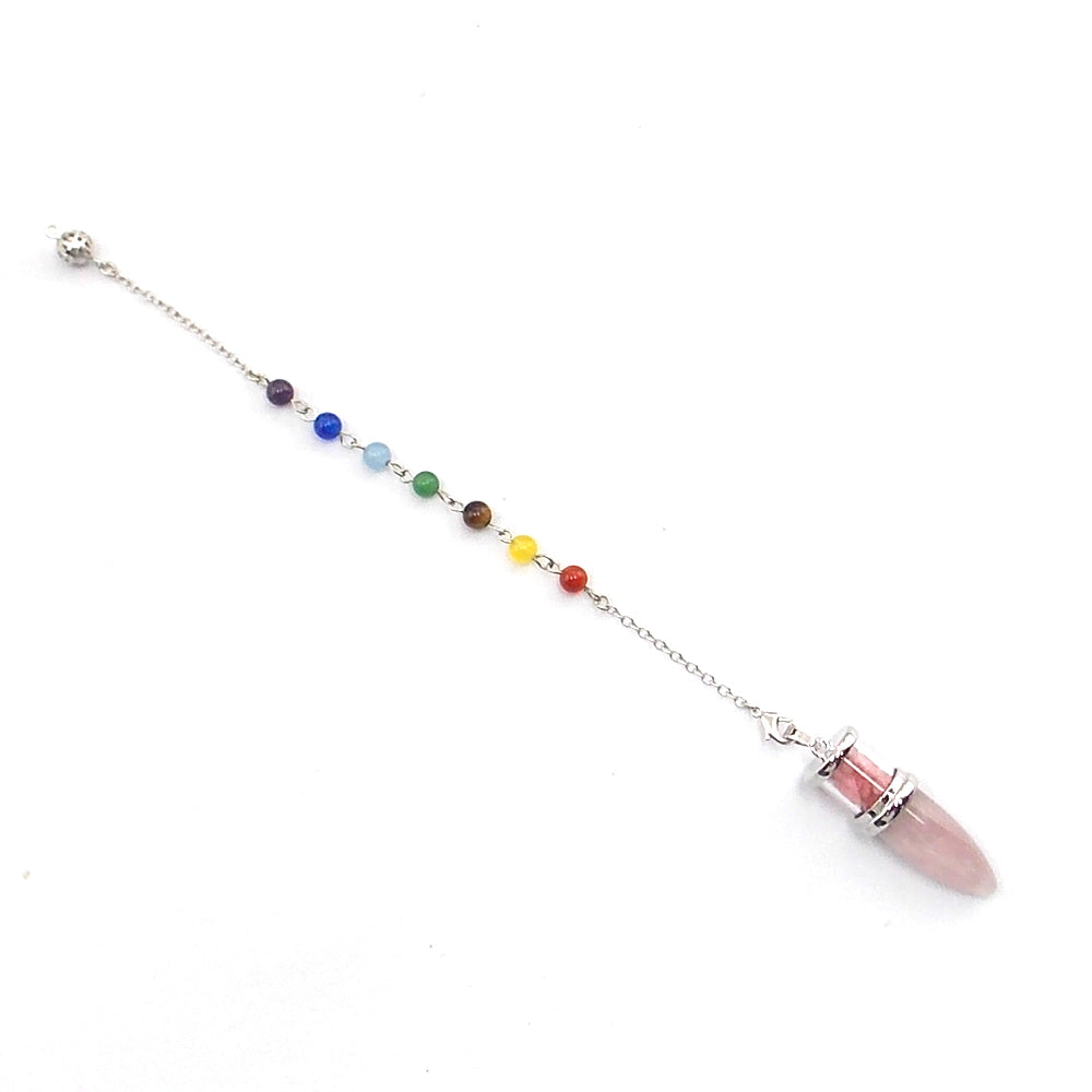 Péndulo de Cuarzo rosa