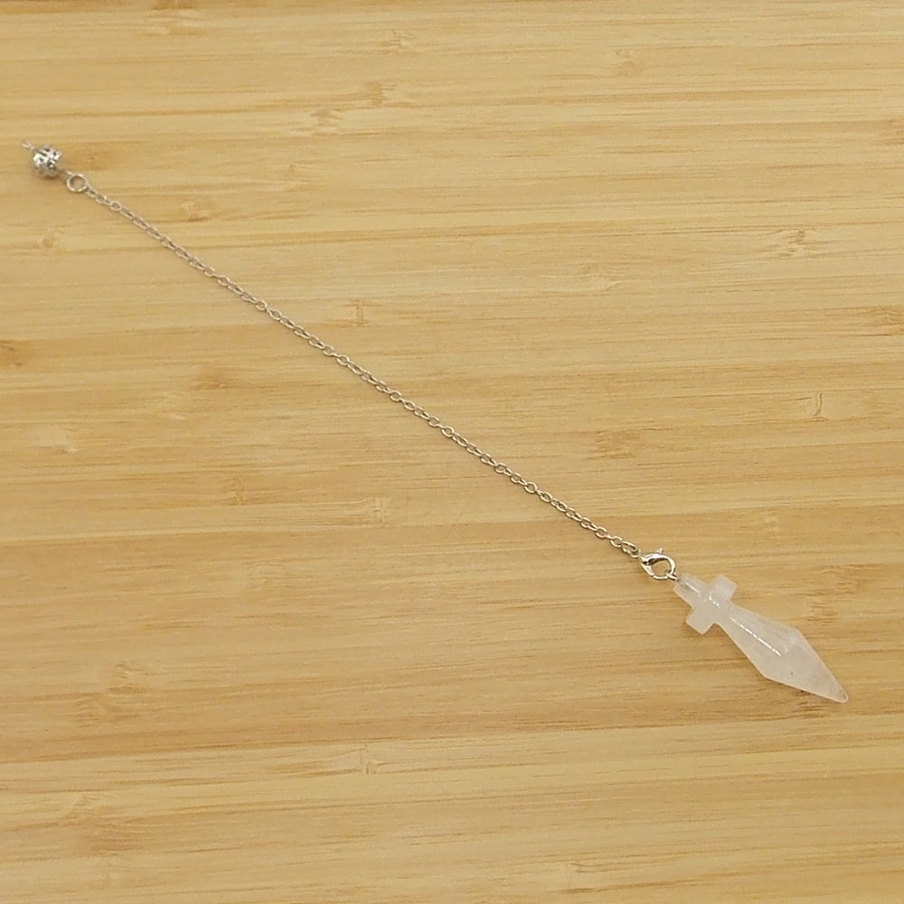 Péndulo de Cuarzo blanco