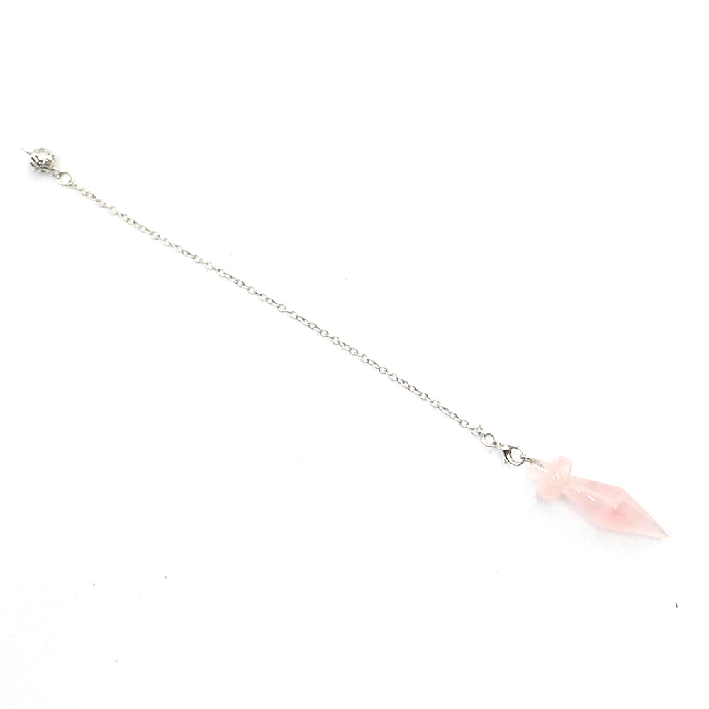 Péndulo de Cuarzo rosa