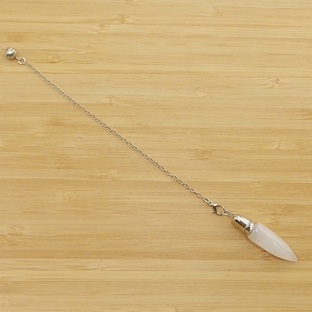 Péndulo de Cuarzo blanco