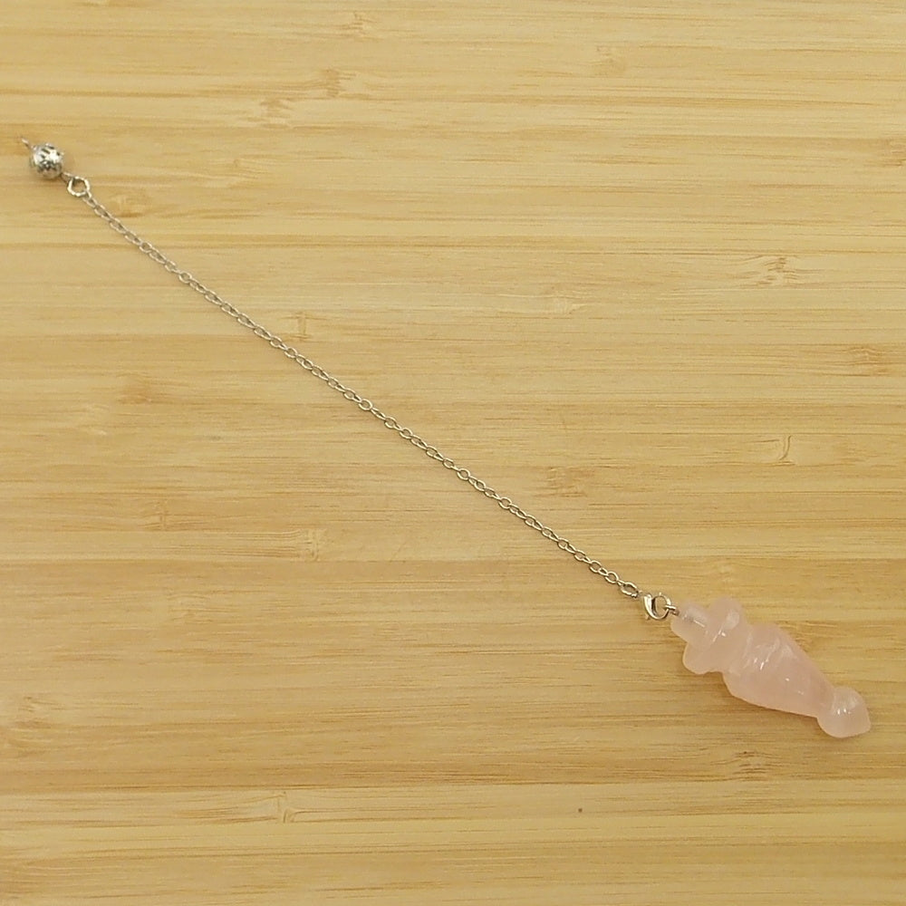 Péndulo de Cuarzo rosa