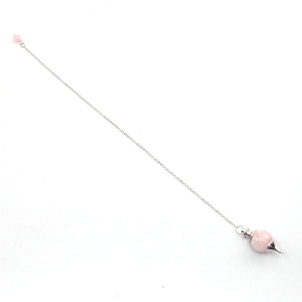 Péndulo de Cuarzo rosa