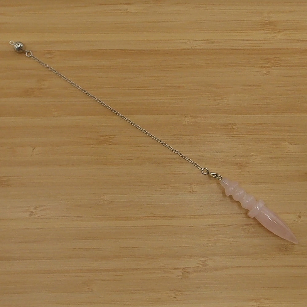 Péndulo de Cuarzo rosa