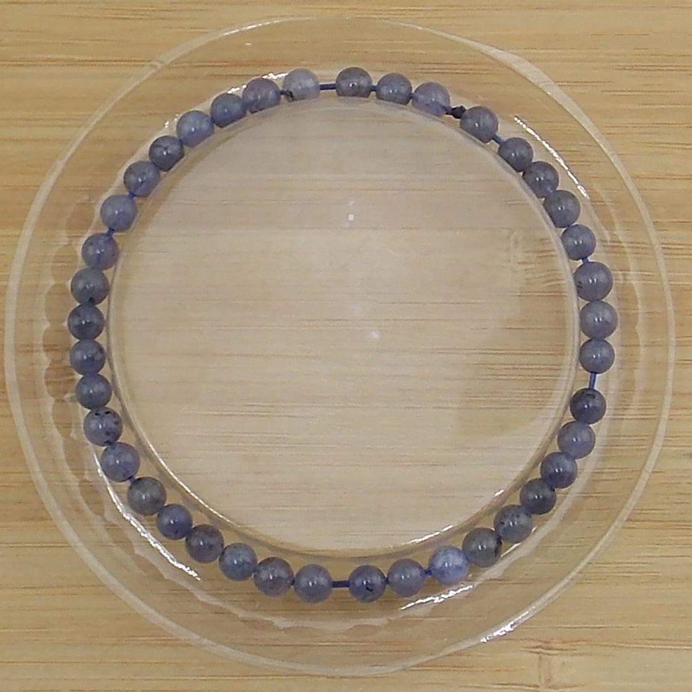 Pulsera de piedra natural de Tanzanita de 4mm