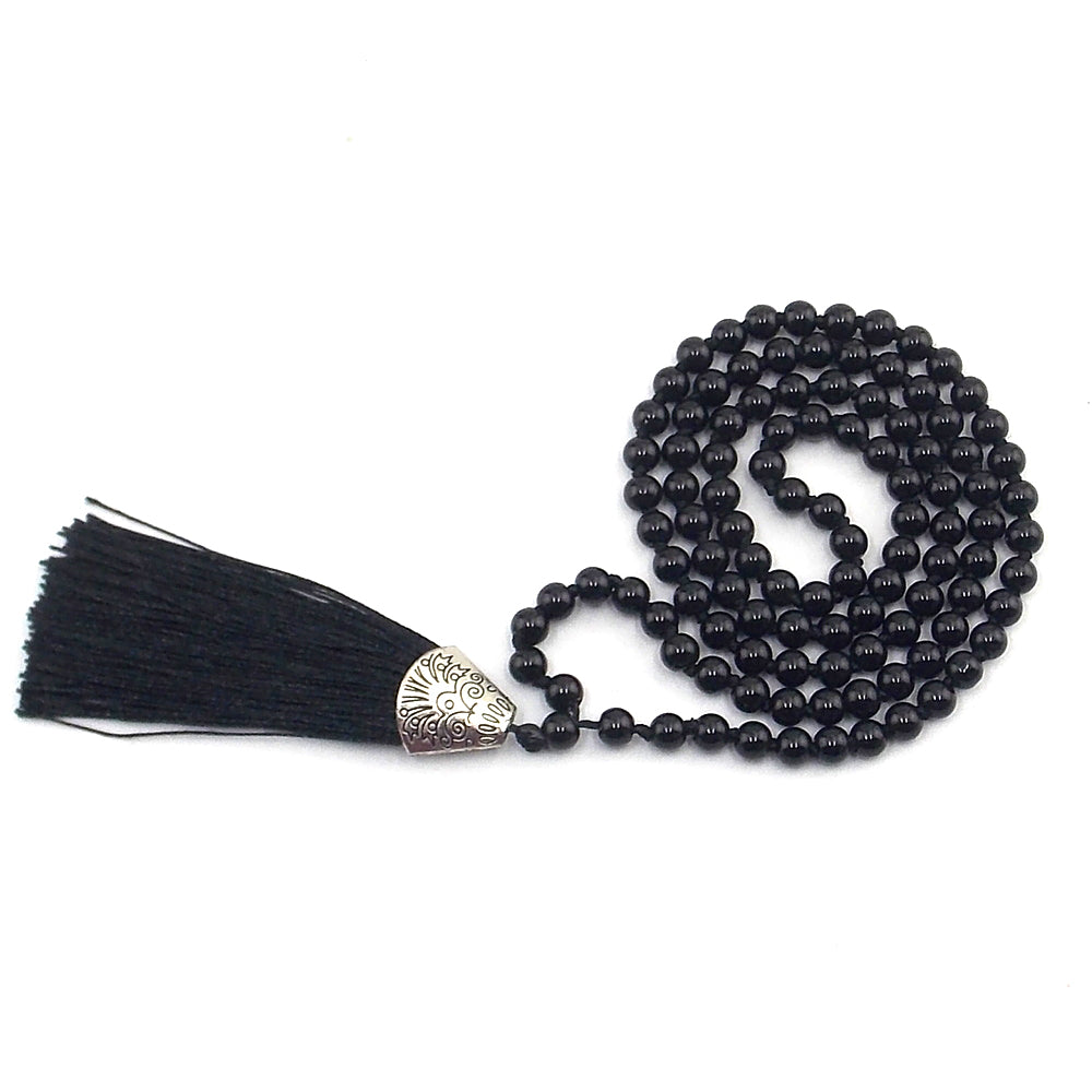 Jap Mala De 108ctas. De 6mm De Piedra Natural De Ónix