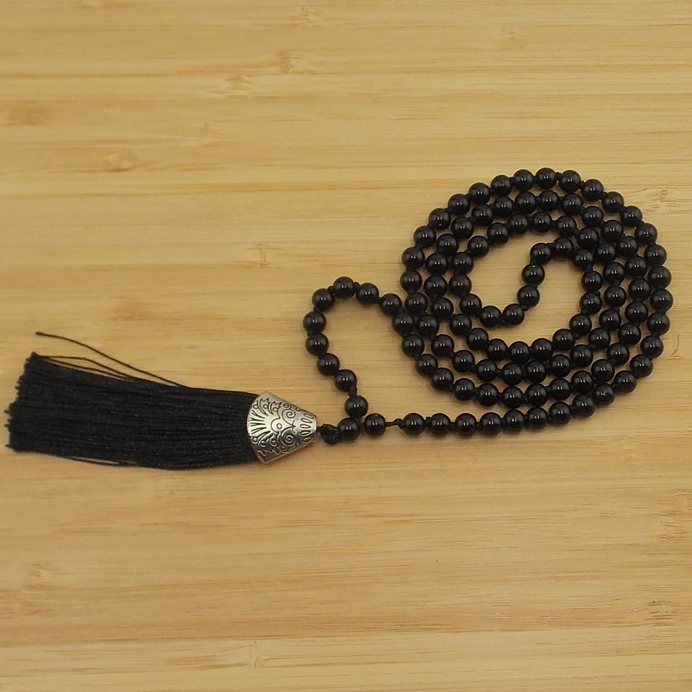 Jap Mala De 108ctas. De 6mm De Piedra Natural De Ónix