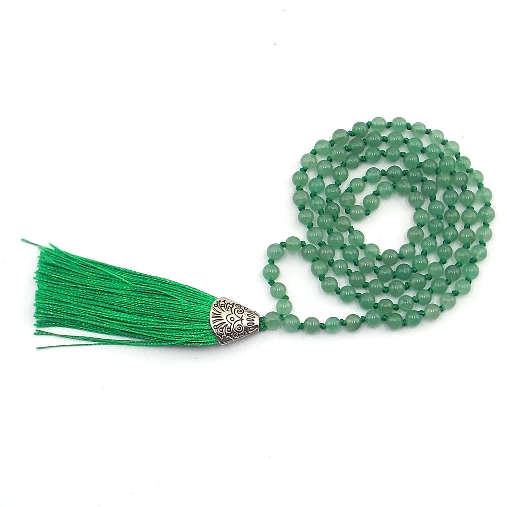 Jap Mala De 108ctas. De 6mm De Piedra Natural De Aventurina