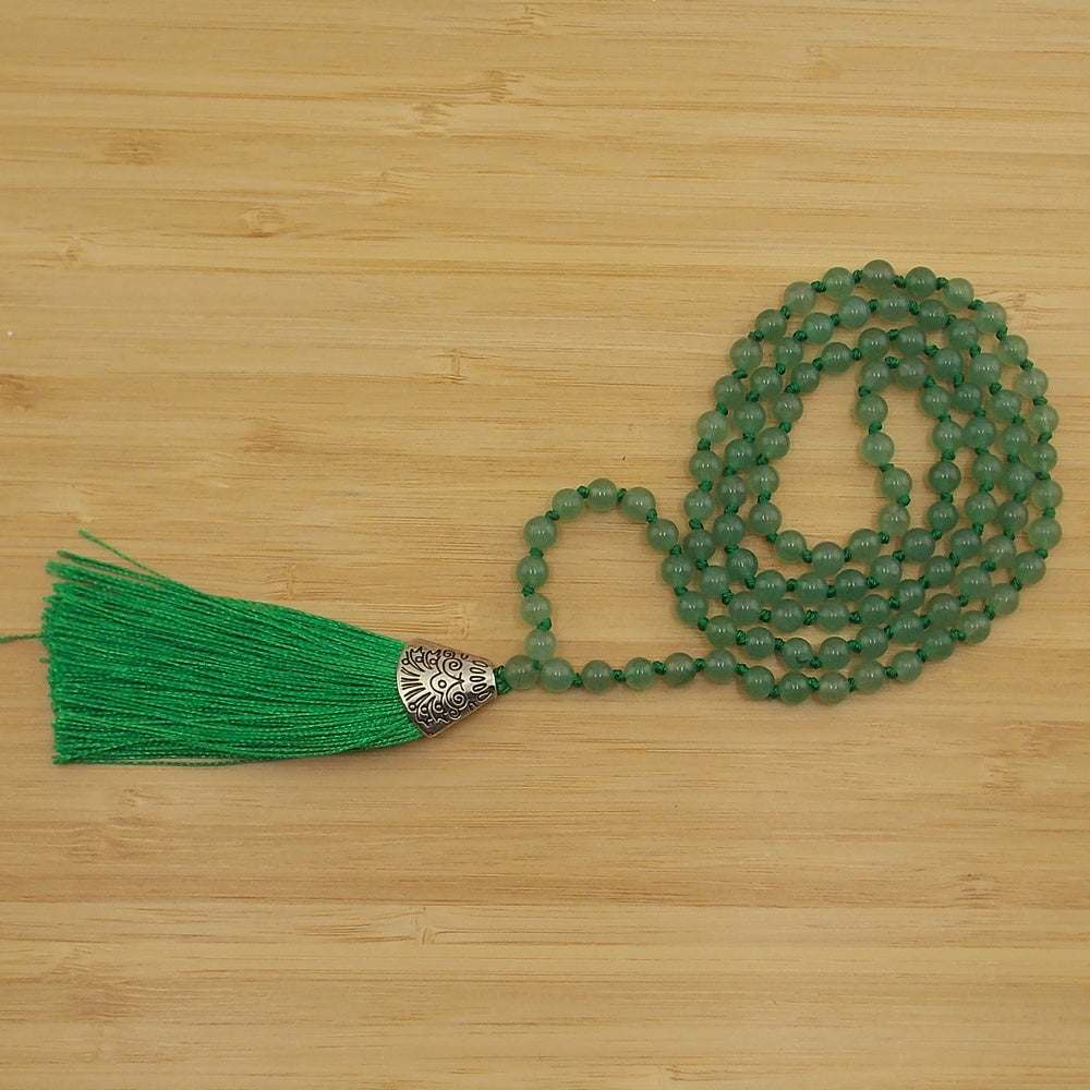 Jap Mala De 108ctas. De 6mm De Piedra Natural De Aventurina