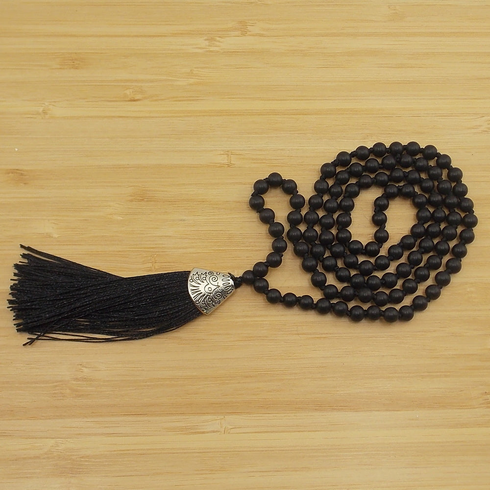 Jap Mala de 108 ctas. de 6mm de piedra natural de Ágata