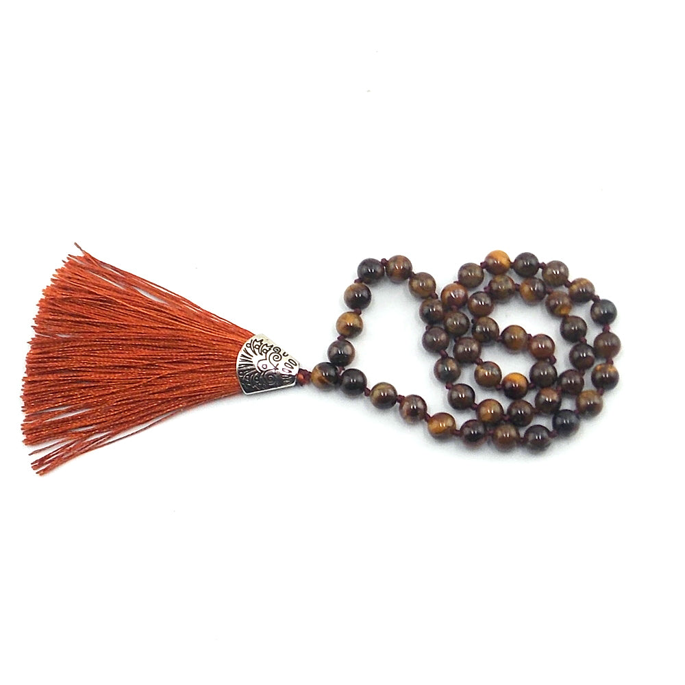 Codigo sagrado de 45ctas. de piedra natural de Ojo de tigre