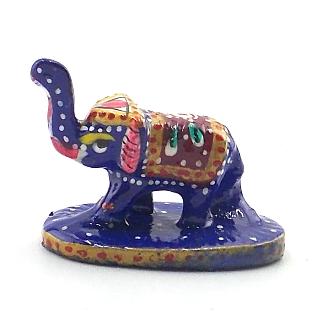 Porta incienso de elefante (azul)