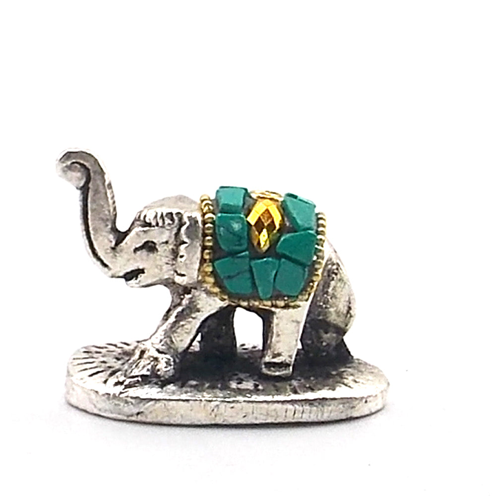 Porta incienso de elefante (verde)