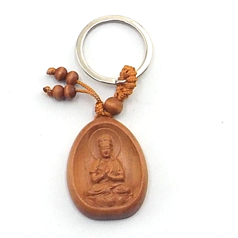 Llavero de madera de Quan Ying