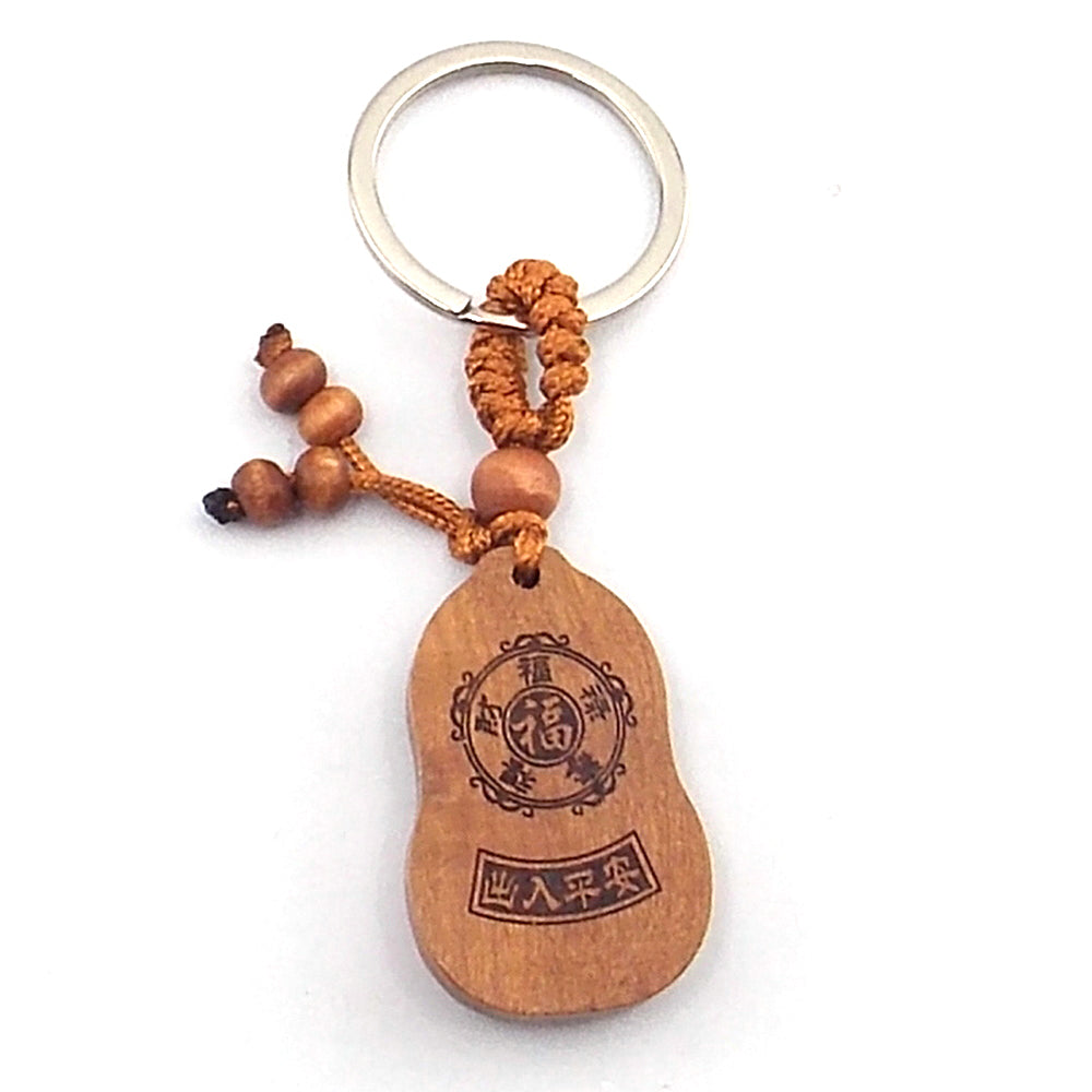 Llavero de madera de rata (horoscopo chino)