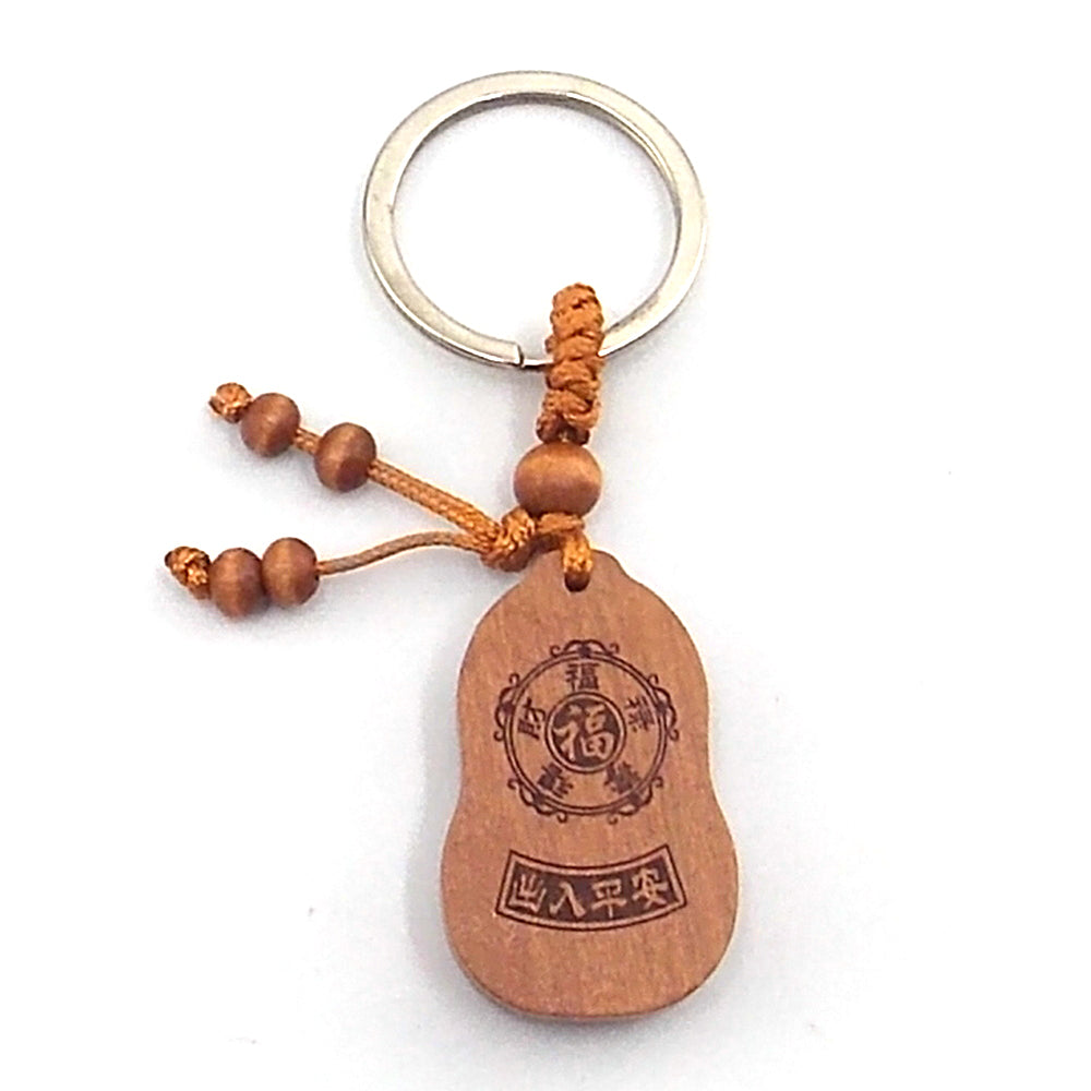 Llavero de madera de caballo (horoscopo chino)