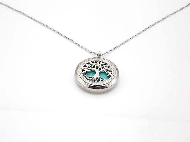 Colgante con motivo de Árbol de la vida con una piedra de Turquesa