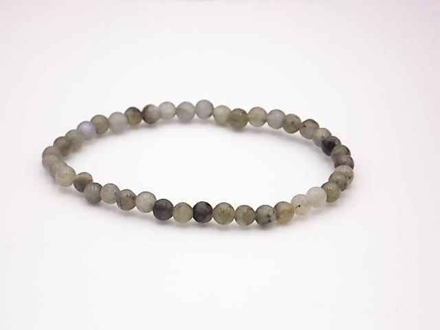 Pulsera de piedra natural de Labradorita de 4mm