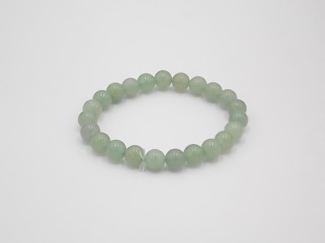 Pulsera de piedra de natural de Venturina verde de 8mm