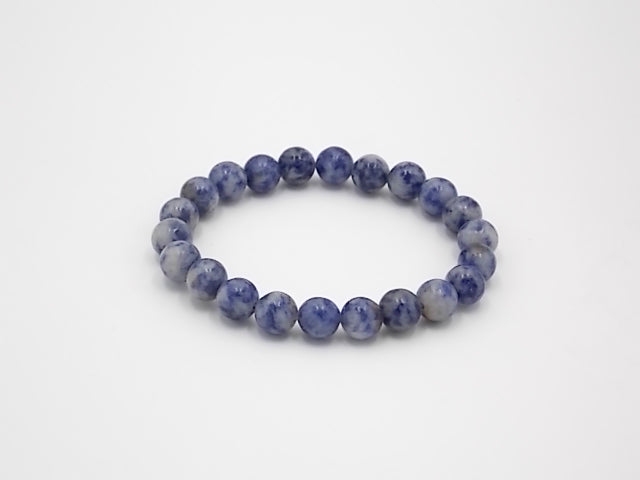 Pulsera de piedra natural de Sodalita de 8mm
